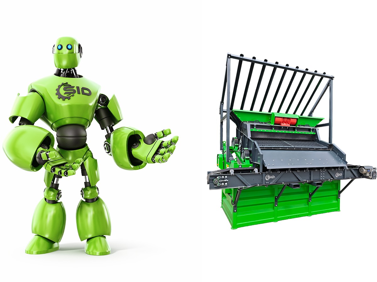 Vibrating screen